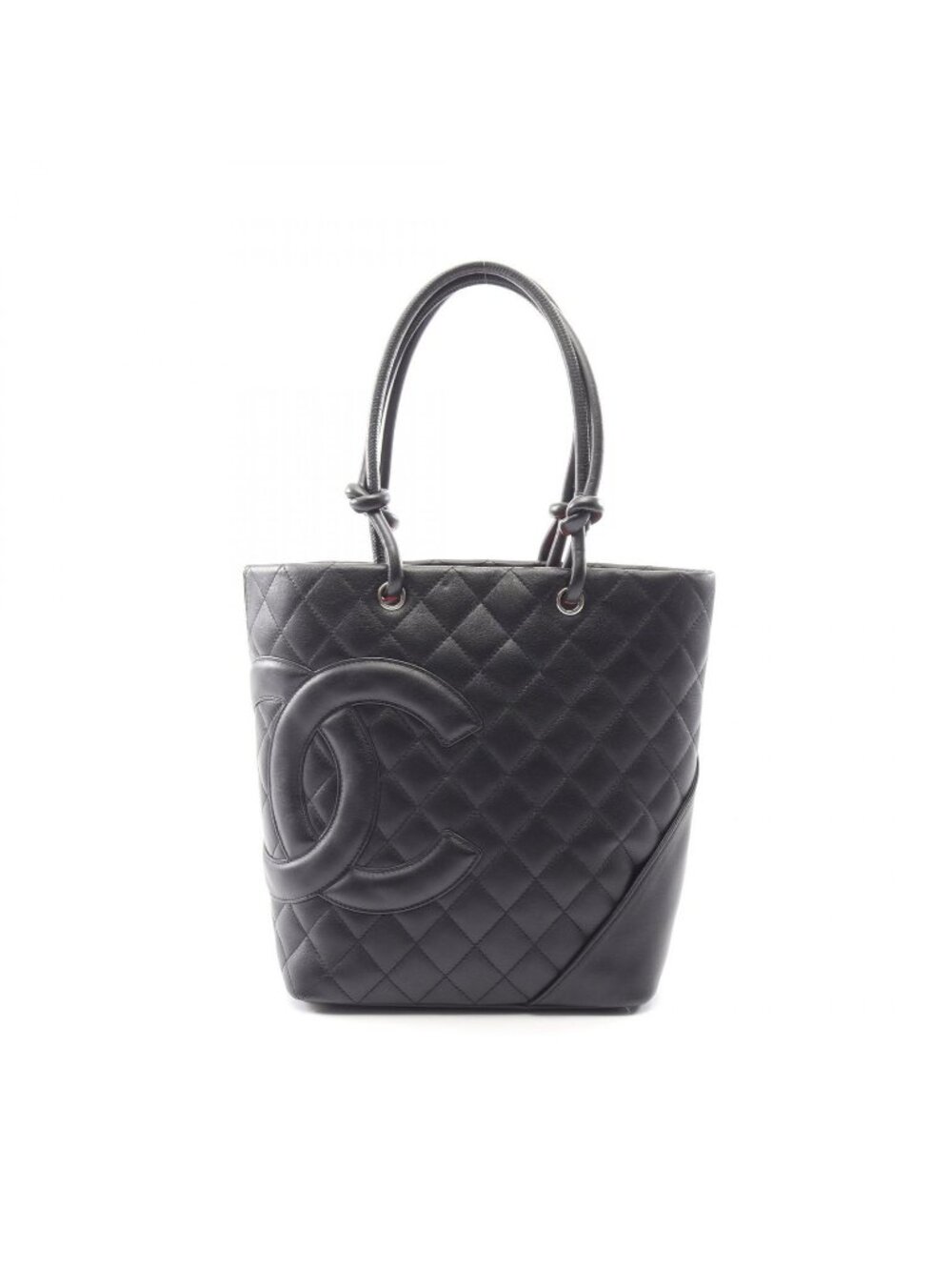 Chanel Tote Cambon Line Black Leather - Picture 1 of 10
